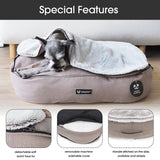 DOG BED WITH BLANKET ATTACHED (POCKET) - Peppy Buddies