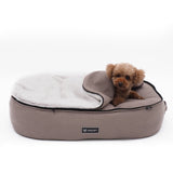 DOG BED WITH BLANKET ATTACHED (POCKET)